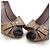 Dior Christian Cannage Open-Toe-Pumps aus Lackleder Braun - Ansicht 10