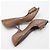 Dior Christian Cannage Open-Toe-Pumps aus Lackleder Braun - Ansicht 8