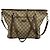 Gucci Borsa a tracolla in jacquard con logo GG e doppia apertura Multicolore