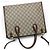 Gucci Piccola borsa a tracolla tote GG Supreme in pelle marrone - vista 4