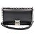 Givenchy Piccola borsa a tracolla in pelle nera con scatola e catena Nero - vista 2