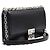 Givenchy Piccola borsa a tracolla in pelle nera con scatola e catena Nero - vista 4