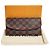 Louis Vuitton Cartera larga Damier Emily Multicolor