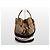 Burberry Ashby Medium Canvas Check Hobo Bag Braun - Ansicht 2