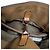 Burberry Ashby Medium Canvas Check Hobo Bag Braun - Ansicht 9