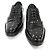 Dolce & Gabbana Scarpe stringate BUDAPESTER in vernice nera e cristalli da donna Nero