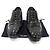 Dolce & Gabbana Scarpe stringate BUDAPESTER in vernice nera e cristalli da donna Nero - vista 2