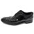Dolce & Gabbana Scarpe stringate BUDAPESTER in vernice nera e cristalli da donna Nero - vista 4