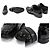 Dolce & Gabbana Scarpe stringate BUDAPESTER in vernice nera e cristalli da donna Nero - vista 5