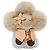 Louis Vuitton Charm per borsa Vivienne Hug Beige Marrone