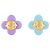 Louis Vuitton Set di charm per sneaker Vivienne Blue Violet