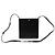 Givenchy Borsa a tracolla quadrata UNIFORM con logo in pelle di vitello nera lucida Nero
