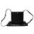 Givenchy Borsa a tracolla quadrata UNIFORM con logo in pelle di vitello nera lucida Nero - vista 2