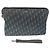 Dior Clutch con tracolla Oblique Jacquard Argento Unisex Marrone