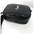Saint Laurent Mini borsa a tracolla in pelle monogramma nera Nero - vista 6