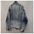 Balenciaga Cut-Up Denim Jacket Mehrfarben - Ansicht 6
