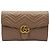 Gucci Clutch GG Marmont trapuntata beige Marrone - vista 2