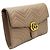 Gucci Clutch GG Marmont trapuntata beige Marrone - vista 3