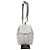Chanel Mochila Season em couro de vitelo com aba Silver Series Prata
