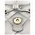 Chanel Mochila Season em couro de vitelo com aba Silver Series Prata - vista 15
