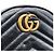 Gucci Borsa a tracolla mini rotonda Marmont Nero - vista 8