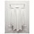 Gucci Abito balloon con mezza zip in jacquard GG bianco - vista 4