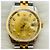 Rolex Orologio Datejust Oro Combi Diamanti da Uomo D'oro - vista 8