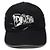 Dior Boné de beisebol unisex de algodão preto com logótipo assinatura - vista 3