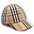 Burberry Cappellino da baseball in cotone con strisce e icona vintage check per junior Arancione - vista 2