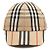 Burberry Cappellino da baseball in cotone con strisce e icona vintage check per junior Arancione - vista 3