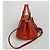 Burberry Borsa in pelle con nappe Arancione - vista 3