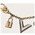 Louis Vuitton Portachiavi e charm per borsa Monogram Flower Kaleido Padlock D'oro - vista 2