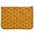 Goyard Bolsa Clutch Senna Pouch PM Amarelo