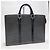 Louis Vuitton Cartella documenti nera per unisex Nero - vista 4