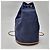 Hermès Canvas Polochon Beuteltasche mit Kordelzug Blau - Ansicht 4
