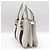 Gucci White Leather Bamboo Detail Tote Bag - view 2