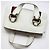 Gucci White Leather Bamboo Detail Tote Bag - view 4