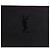 Saint Laurent Grande clutch preta com logo Preto - vista 2
