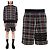 Thom Browne Pantaloncini a quadri jacquard Final No Margin Nero