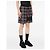 Thom Browne Pantaloncini a quadri jacquard Final No Margin Nero - vista 4