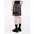 Thom Browne Pantaloncini a quadri jacquard Final No Margin Nero - vista 5