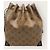 Louis Vuitton Bauletto Noe in tela Monogram Reverse Marrone - vista 6