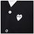 Comme Des Garcons Weißer Wollcardigan AX (Unisex) Mehrfarben - Ansicht 7