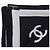 Chanel Sciarpa Quadrata in Twill di Seta Ecru Nero CC Bianco - vista 5