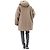Moletom oversized Acne Logo Patch em shearling com acolchoamento CXX Laranja - vista 13