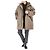 Moletom oversized Acne Logo Patch em shearling com acolchoamento CXX Laranja - vista 14