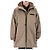 Moletom oversized Acne Logo Patch em shearling com acolchoamento CXX Laranja - vista 2