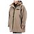 Moletom oversized Acne Logo Patch em shearling com acolchoamento CXX Laranja - vista 3