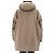 Moletom oversized Acne Logo Patch em shearling com acolchoamento CXX Laranja - vista 4