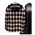 Céline Check Wool Hooded Overshirt Jacket Beige Brown